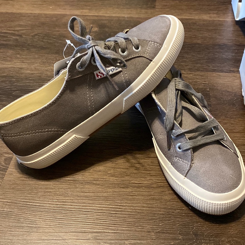 Superga Waxed Suede Sneaker
